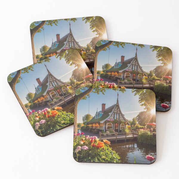Item preview, Magical Evenings at a Canal-Side Dutch Restaurant designed and sold by BlareBlare.