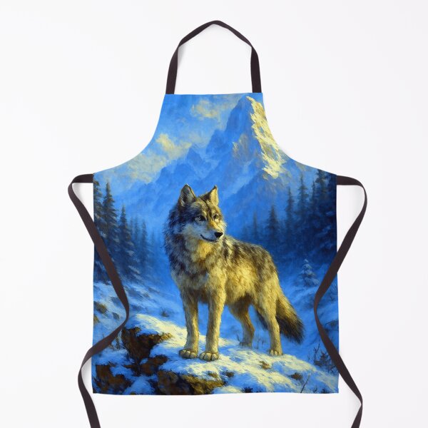 Item preview, Lone Wolf In Snowy Mountain Wilderness designed and sold by ChrisButler.