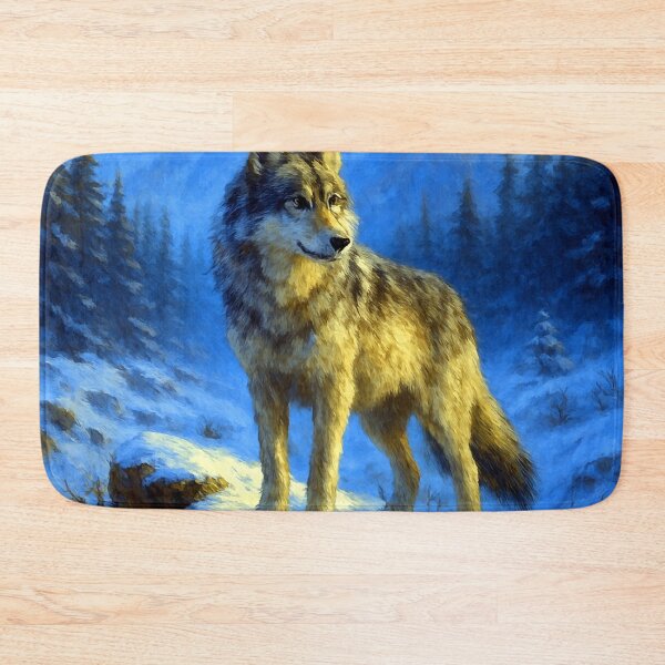 Item preview, Lone Wolf In Snowy Mountain Wilderness designed and sold by ChrisButler.