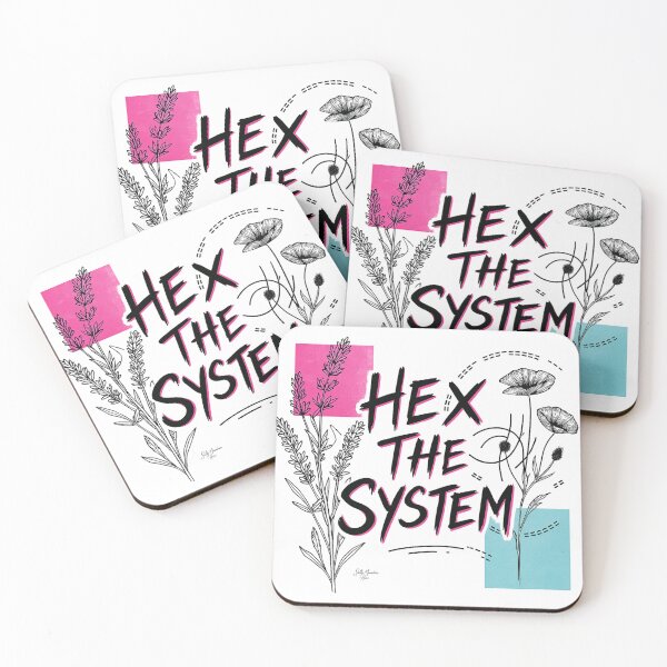 Item preview, Hex the System – Digital Rebellion Bloom designed and sold by SALTYMTNHIVE.