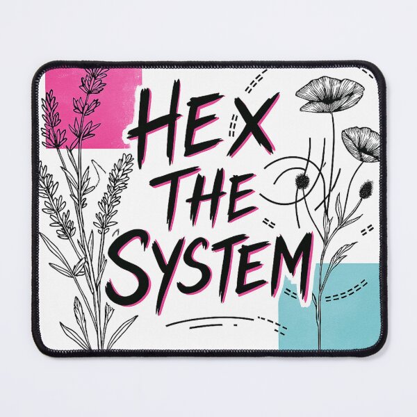 Item preview, Hex the System – Digital Rebellion Bloom designed and sold by SALTYMTNHIVE.