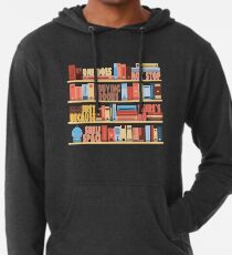 Kaufen Sie Bücher Lesen Bücherregal Raum Bibliothek Bücherwurm Leichter Hoodie