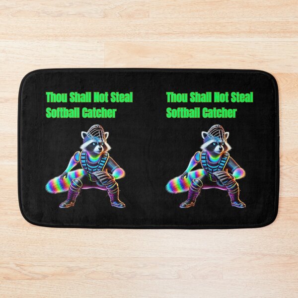 Item preview, Thou Shall Not Steal Softball Catcher designed and sold by TrendsLook.