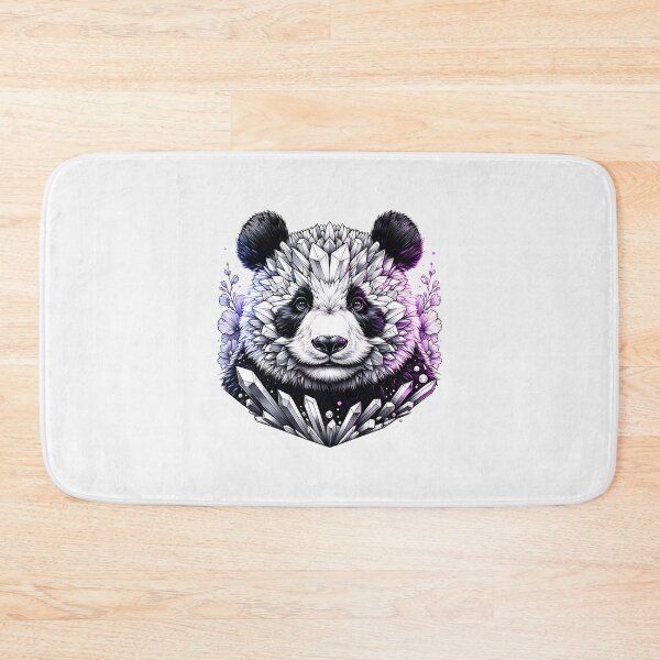 Item preview, Crystal Panda Magic – Mystical Panda with Gemstone Aesthetic designed and sold by Furr-n-Purr.