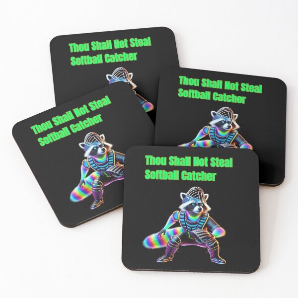 Item preview, Thou Shall Not Steal Softball Catcher designed and sold by TrendsLook.