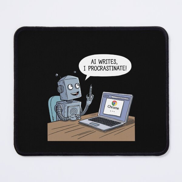 Item preview, AI Writes, I Procrastinate! designed and sold by mirciashop.