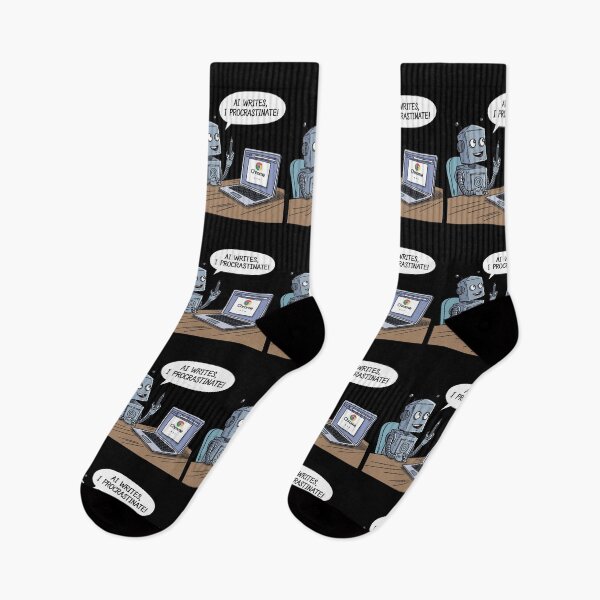 Item preview, AI Writes, I Procrastinate! designed and sold by mirciashop.