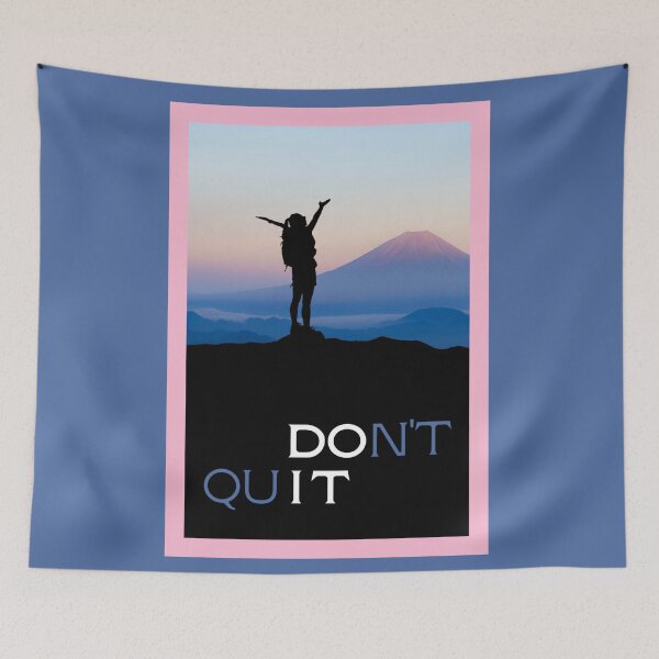 Item preview, Don't Quit Motivational Quote designed and sold by kaavishehsas.