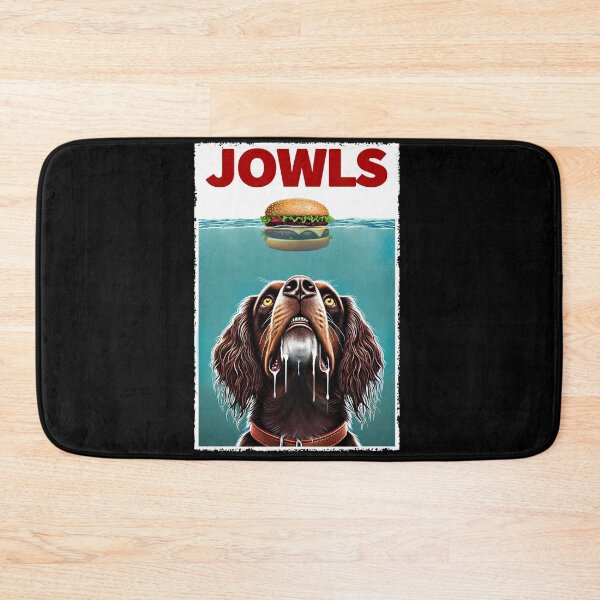 Item preview, Funny Field Spaniel and Hamburger Parody Jowls Dog Lover designed and sold by Kimberley King Art  King Art.