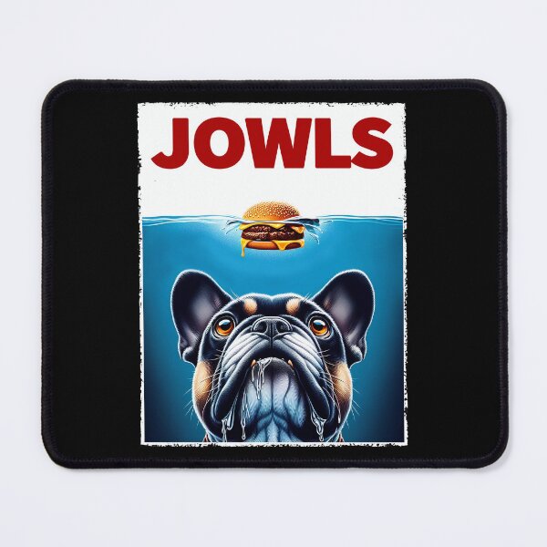 Item preview, Funny French Bulldog and Hamburger Parody Jowls Dog Lover designed and sold by Kimberley King Art  King Art.