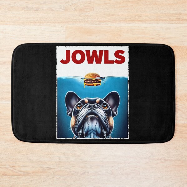 Item preview, Funny French Bulldog and Hamburger Parody Jowls Dog Lover designed and sold by Kimberley King Art  King Art.