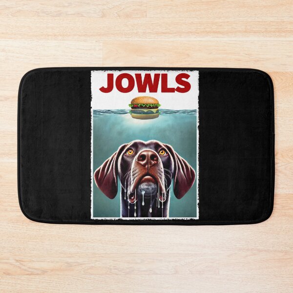 Item preview, Funny German Shorthaired Pointer and Hamburger Parody Jowls Dog Lover designed and sold by Kimberley King Art  King Art.