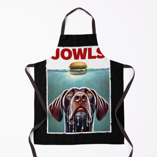Item preview, Funny German Shorthaired Pointer and Hamburger Parody Jowls Dog Lover designed and sold by Kimberley King Art King Art.