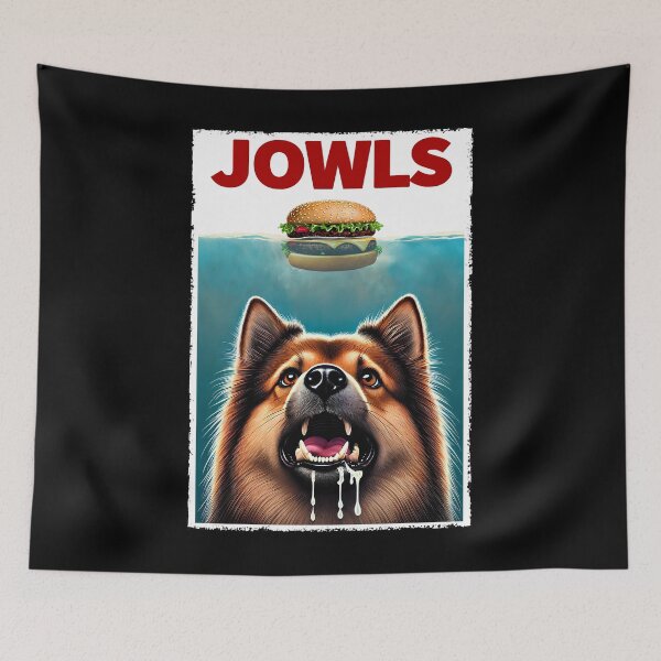 Item preview, Funny German Spitz and Hamburger Parody Jowls Dog Lover designed and sold by Kimberley King Art  King Art.