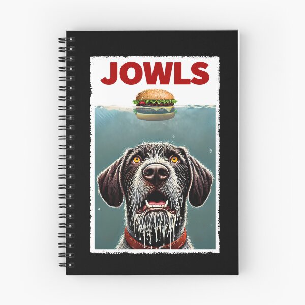 Item preview, Funny German Wirehaired Pointer and Hamburger Parody Jowls Dog Lover designed and sold by Kimberley King Art King Art.