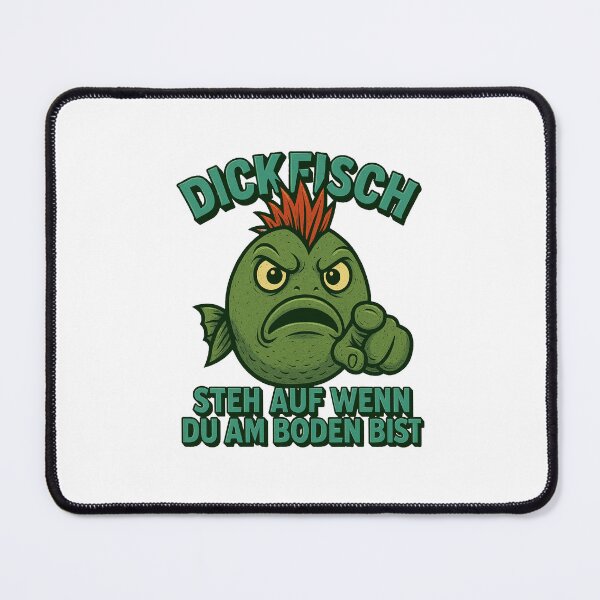 Item preview, Fat fish with finger on you "Get up when you're down" designed and sold by DickfischWear.