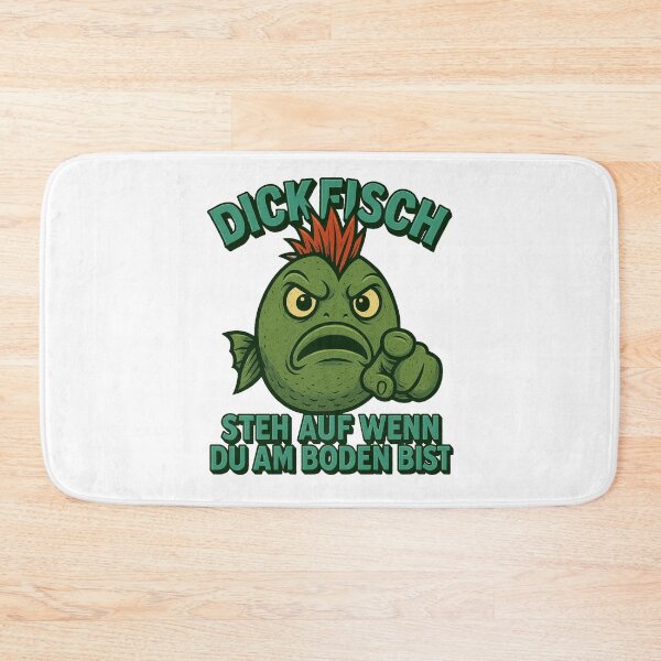 Item preview, Fat fish with finger on you "Get up when you're down" designed and sold by DickfischWear.