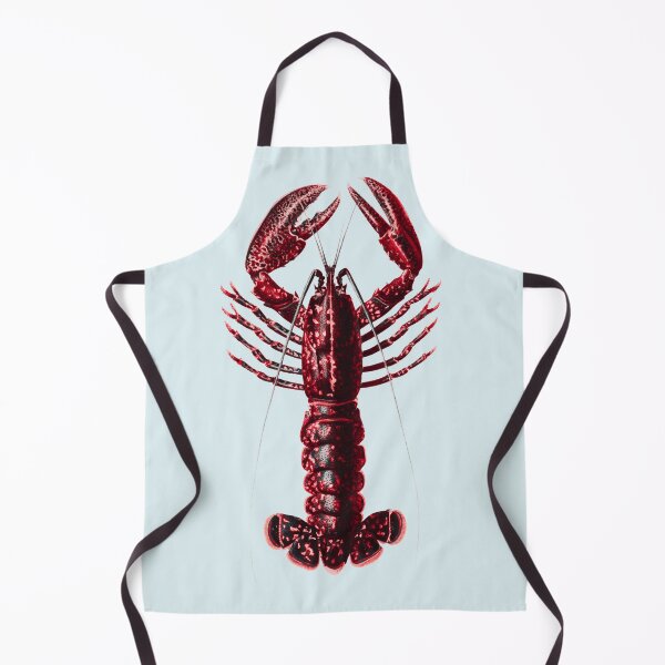 Item preview, Bright Red Antique Lobster designed and sold by IrisAndIvy.