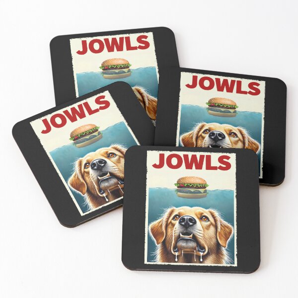 Item preview, Funny Golden Retriever and Hamburger Parody Jowls Dog Lover designed and sold by Kimberley King Art  King Art.