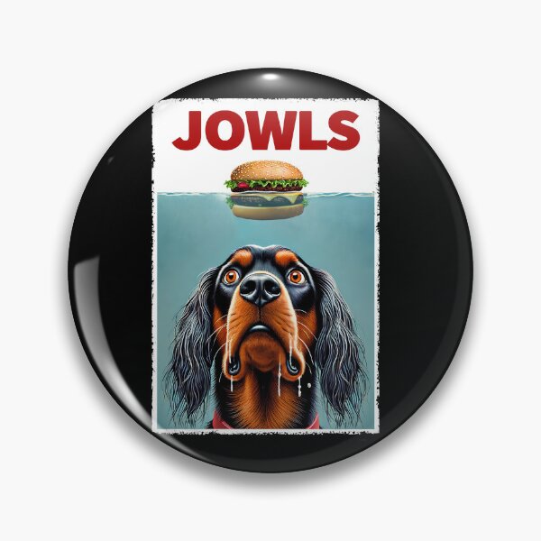 Item preview, Funny Gordon Setter and Hamburger Parody Jowls Dog Lover designed and sold by Kimberley King Art  King Art.