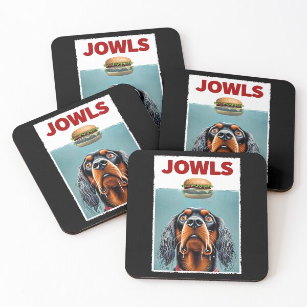 Item preview, Funny Gordon Setter and Hamburger Parody Jowls Dog Lover designed and sold by Kimberley King Art  King Art.