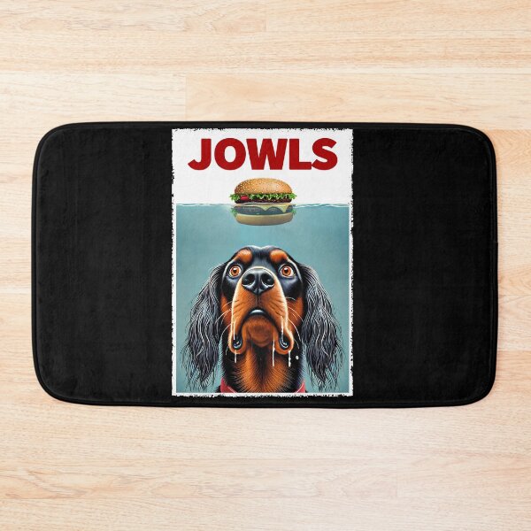 Item preview, Funny Gordon Setter and Hamburger Parody Jowls Dog Lover designed and sold by Kimberley King Art  King Art.