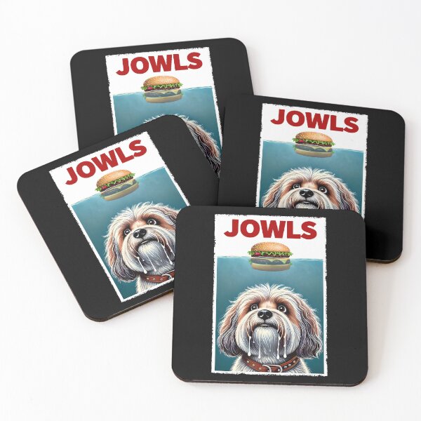 Item preview, Funny Havanese and Hamburger Parody Jowls Dog Lover designed and sold by Kimberley King Art  King Art.