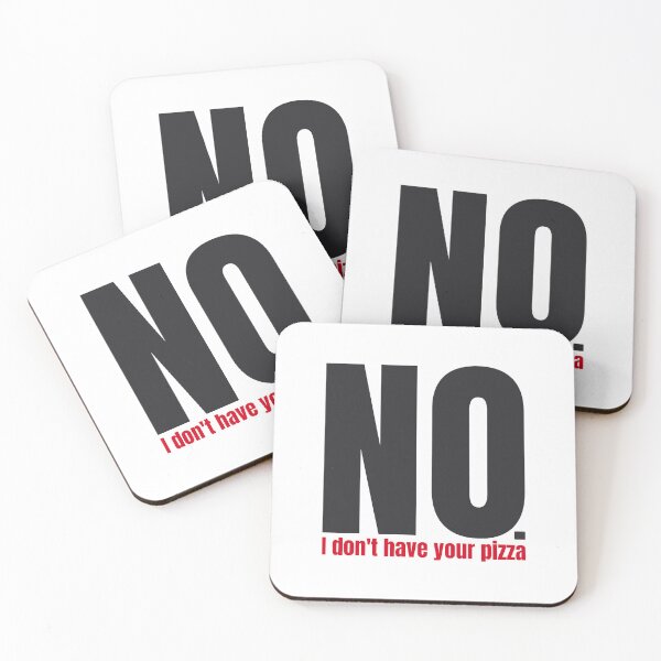 Item preview, No, I Don't Have Your Pizza - Funny Delivery Rider Sticker designed and sold by KarlMast.