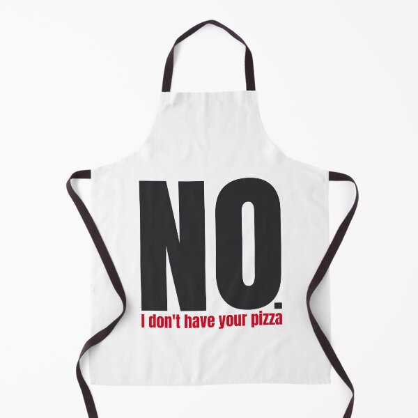Item preview, No, I Don't Have Your Pizza - Funny Delivery Rider Sticker designed and sold by KarlMast.