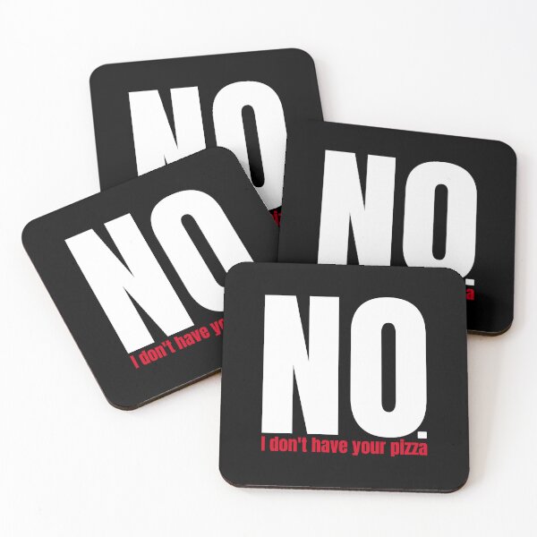 Item preview, No, I Don't Have Your Pizza - Funny Delivery Rider Sticker_White designed and sold by KarlMast.