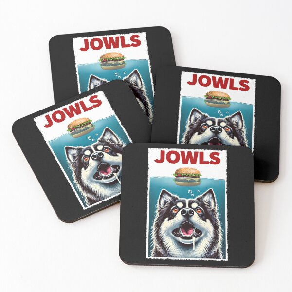 Item preview, Funny Icelandic Sheepdog and Hamburger Parody Jowls Dog Lover designed and sold by Kimberley King Art  King Art.