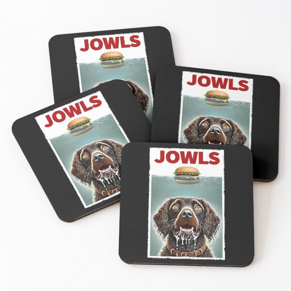 Item preview, Funny Irish Water Spaniel and Hamburger Parody Jowls Dog Lover designed and sold by Kimberley King Art  King Art.
