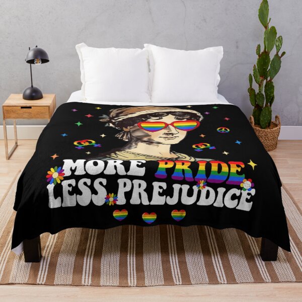 Item preview, More Pride Less Prejudice LGBT Pride Month Gay Proud Ally Meme designed and sold by lidanmasi.