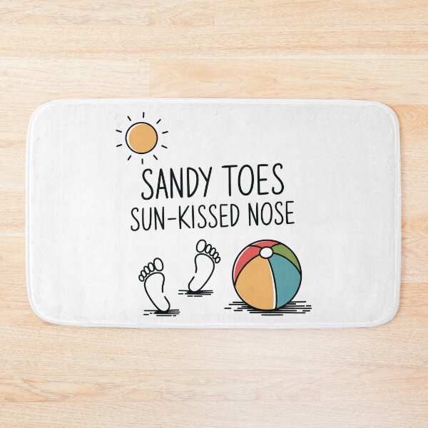 Item preview, Sandy Toes & Sun-Kissed Nose – Beach Vacation designed and sold by tmerchtrends.