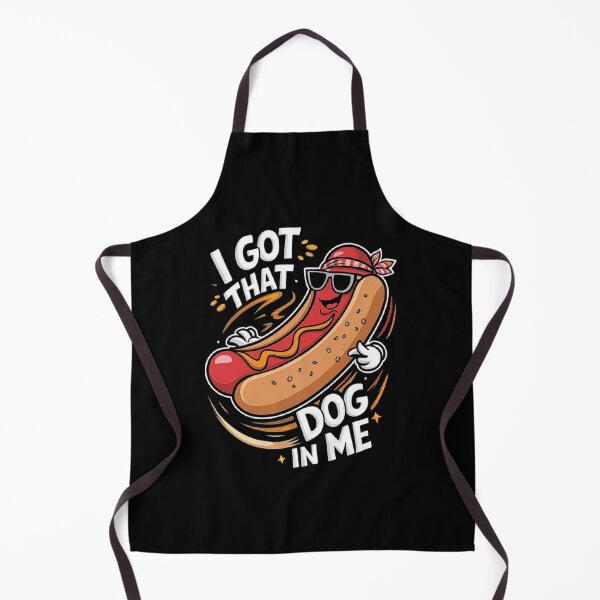Item preview, Funny Hot Dog Cartoon – I Got That Dog in Me designed and sold by love3617.