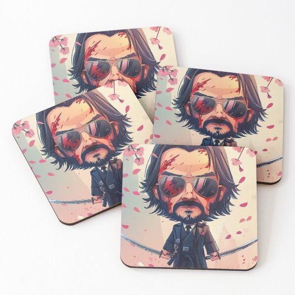Item preview, John Wick Chibi – Bloody Cute Samurai designed and sold by Guesso.