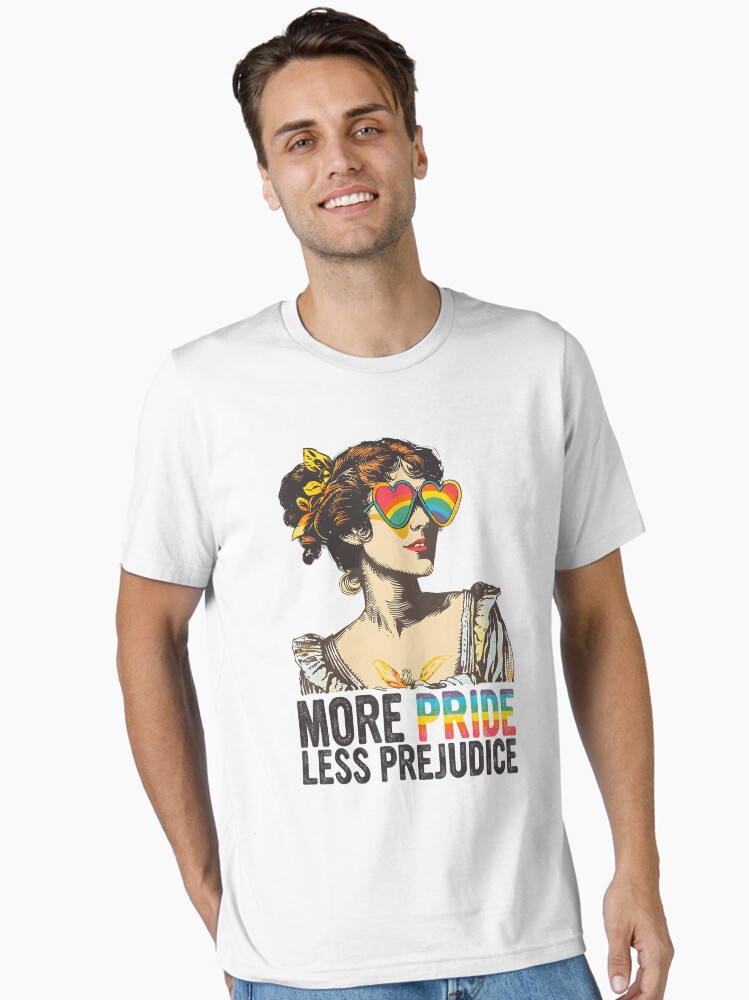 Thumbnail 1 of 7, Essential T-Shirt, More Pride Less Prejudice LGBT Pride Month More Pride designed and sold by lidanmasi.