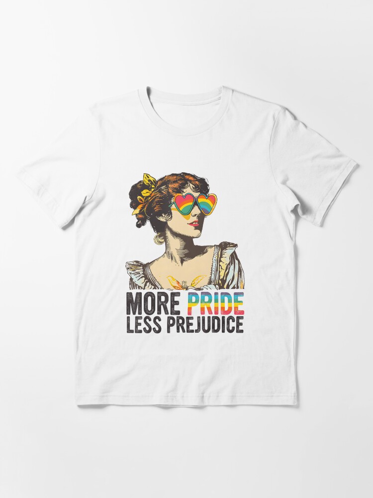 Thumbnail 3 of 7, Essential T-Shirt, More Pride Less Prejudice LGBT Pride Month More Pride designed and sold by lidanmasi.