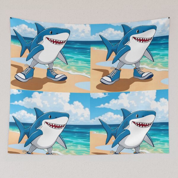 Item preview, Tralalero Tralala beach portraiture designed and sold by EmeraldeaArt.