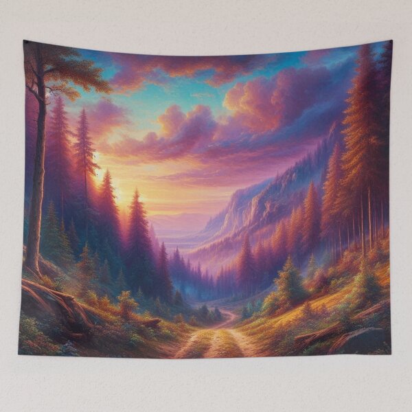 Item preview, Romantic landscape in the evening designed and sold by Sigtrix.