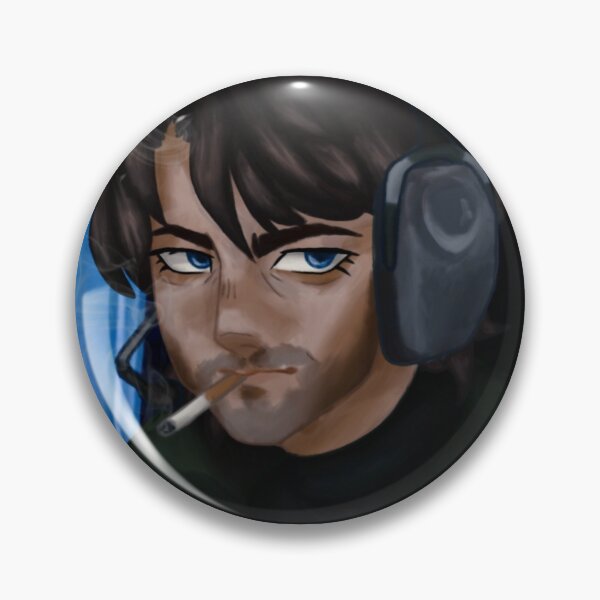Item preview, MGS2 Pliskin print, pin, and sticker designed and sold by outereiven.
