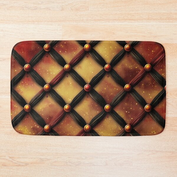 Item preview, Futuristic Grid Pattern – Dark Leather and Glowing Cosmic Background designed and sold by Art Garden.