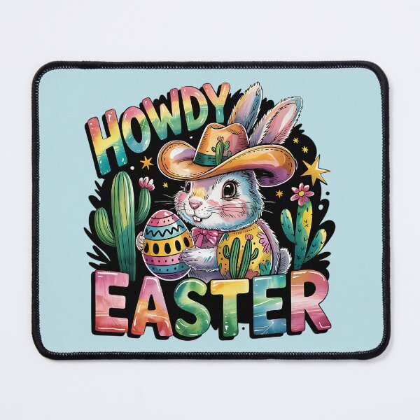 Item preview, Howdy Easter Bunny Cute Western Spring Design designed and sold by BirdsnStuff.