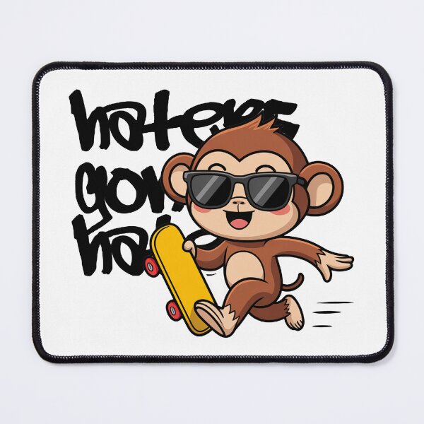 Item preview, Haters Gonna Hate Monkey With Skateboard designed and sold by MonkiFlipp.