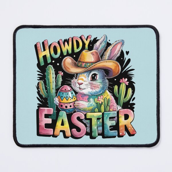 Item preview, Howdy Easter Bunny Cute Western Spring Design 2 designed and sold by BirdsnStuff.