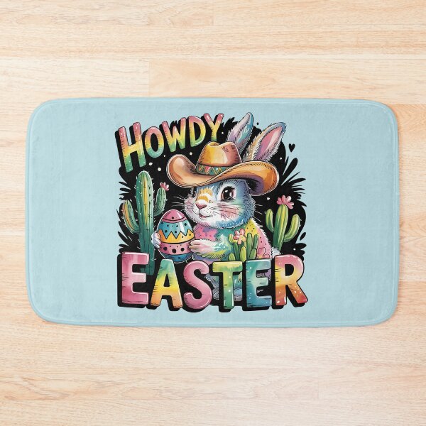 Item preview, Howdy Easter Bunny Cute Western Spring Design 2 designed and sold by BirdsnStuff.