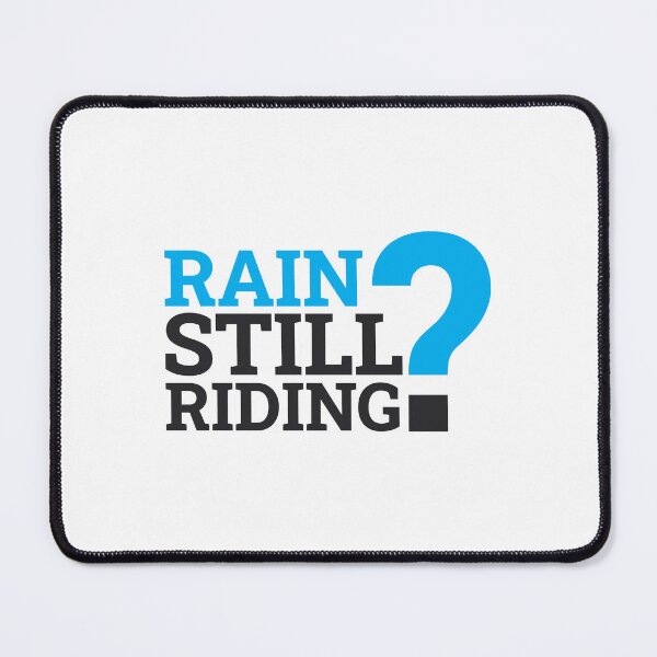 Item preview, Rain? Still Riding. - Motivational Delivery Rider Sticker designed and sold by KarlMast.