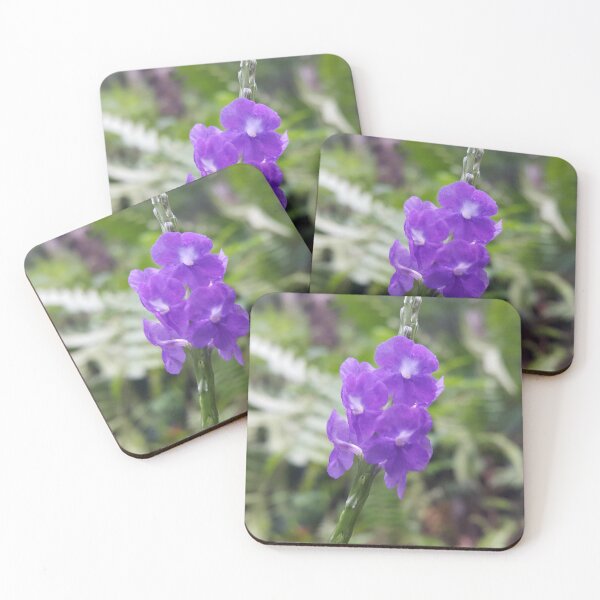Item preview, Close Up Purple flowers in focus on the foreground. designed and sold by Yusuf-Design.