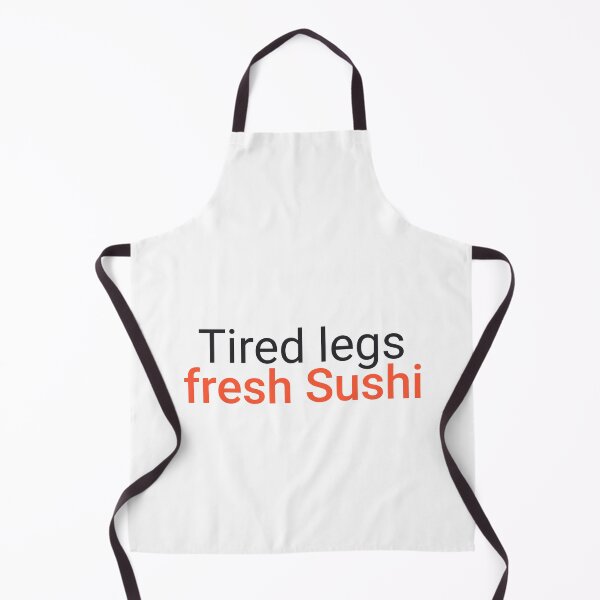 Item preview, Tired Legs, Fresh Sushi - Food Delivery Sticker designed and sold by KarlMast.