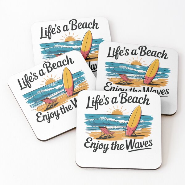 Item preview, Life's a Beach, Enjoy the Wave – Fun Summer Vacation designed and sold by tmerchtrends.